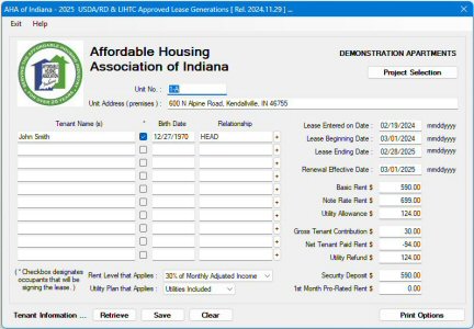 AHA IN Lease Downloads