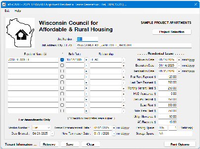 WI-CARH Lease Downloads