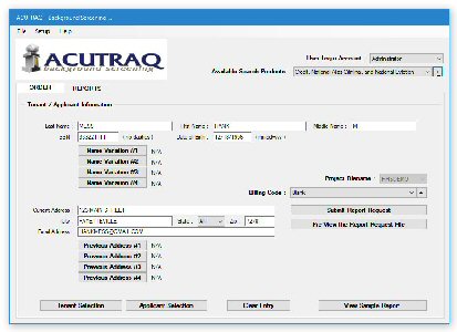 ACUTRAQ Background Screening